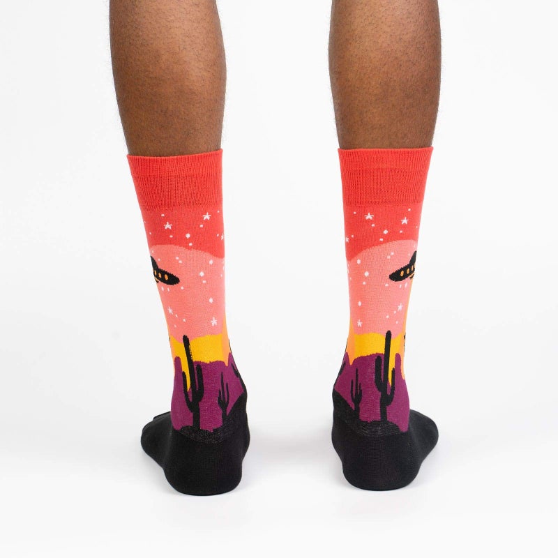 Sock It To Me Men's Crew Alien Socks - Image 3